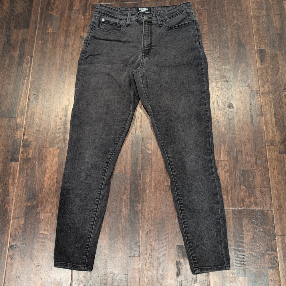 Denizen Levi's Womens Ultra‎ High Rise Super Skinny Jeans Size 10 30W 27L Black
